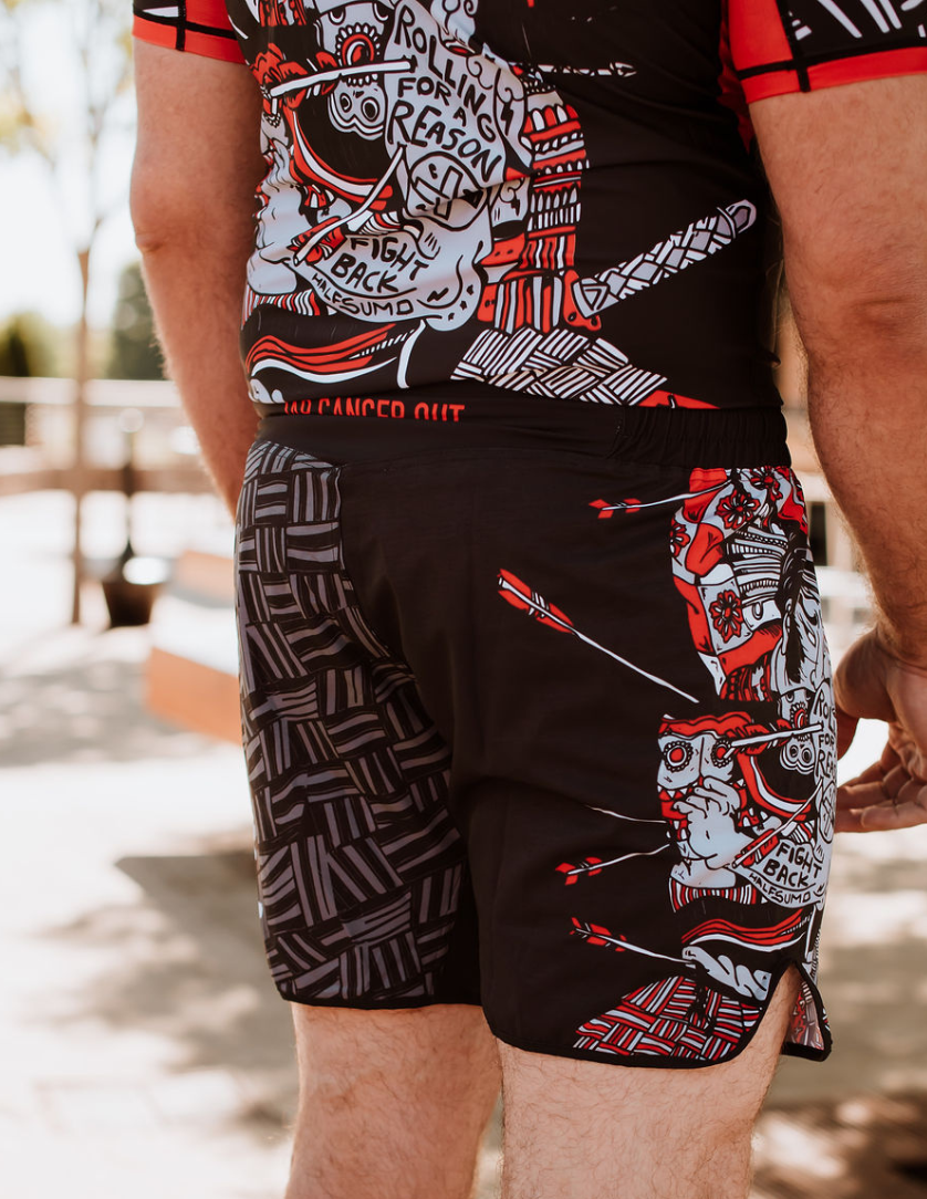 Tap Cancer Out "Fight Back" No-Gi Shorts