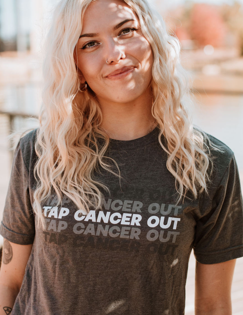 Tap Cancer Out Faded T-Shirt