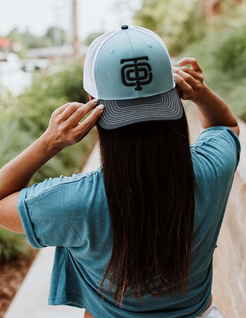 TCO 3D Trucker Hat (Carolina Blue)