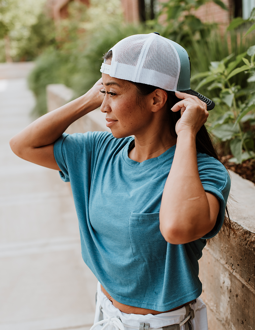 TCO 3D Trucker Hat (Carolina Blue)