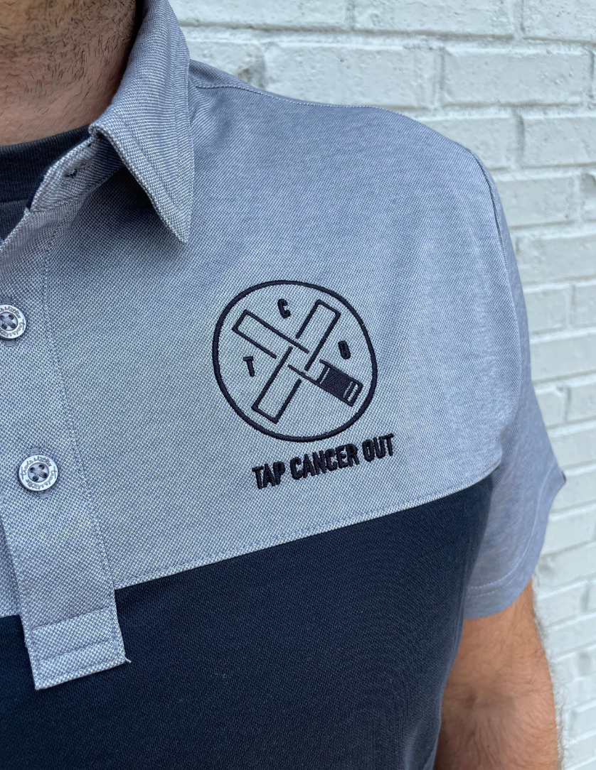 Tap Cancer Out x TravisMathews Golf Polo