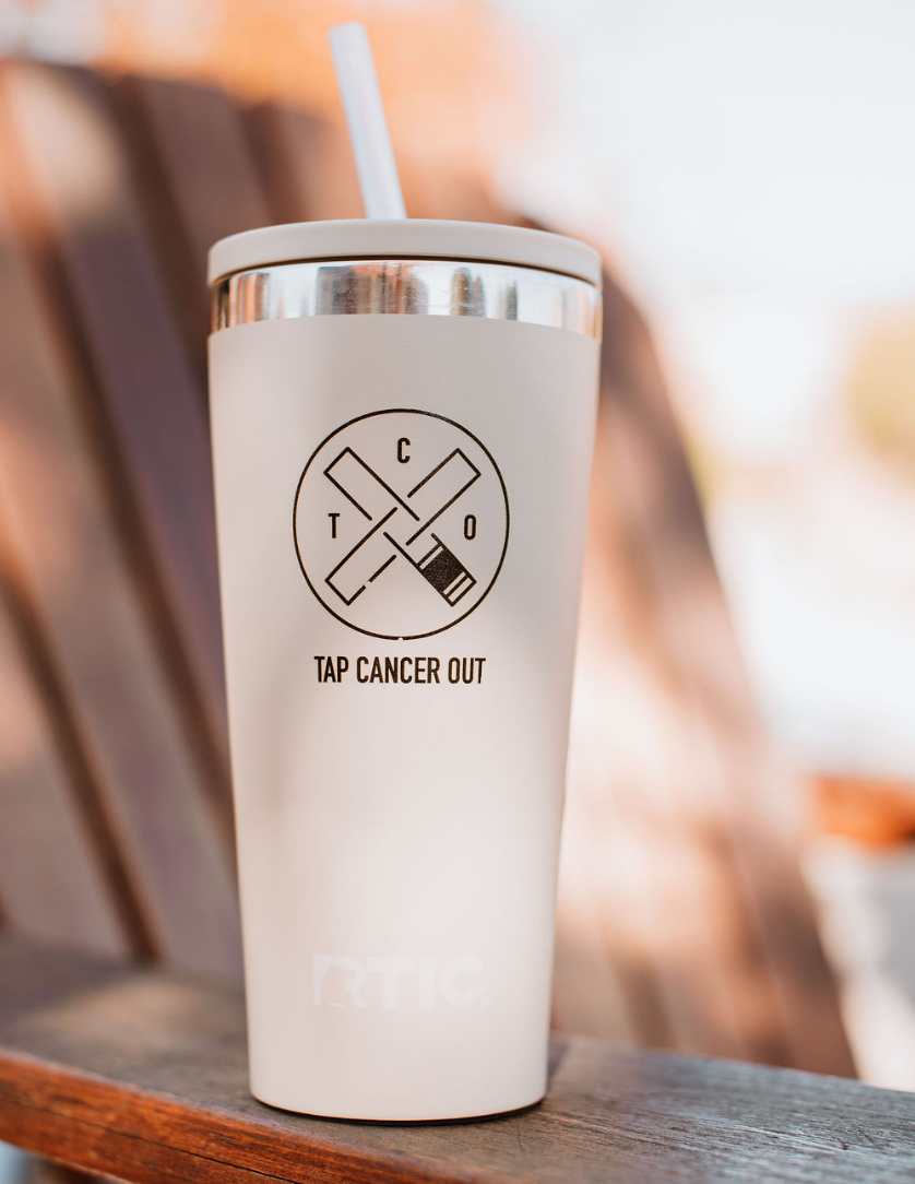 TCO RTIC 20oz Straw Water Bottle - Beach - Tap Cancer Out