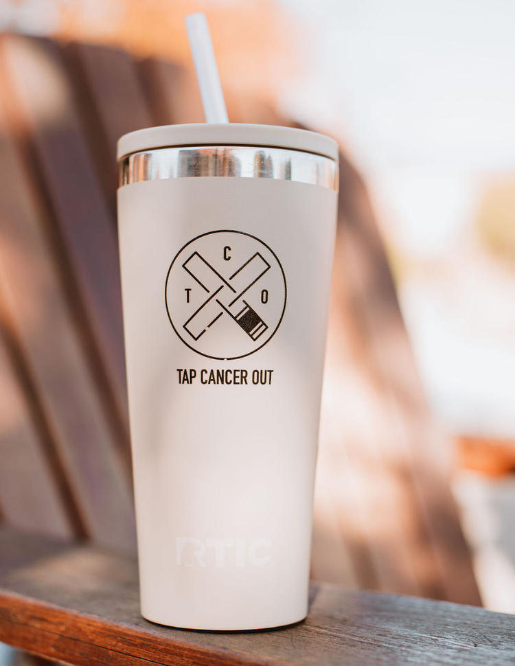 TCO RTIC 20oz Straw Water Bottle - Beach - Tap Cancer Out