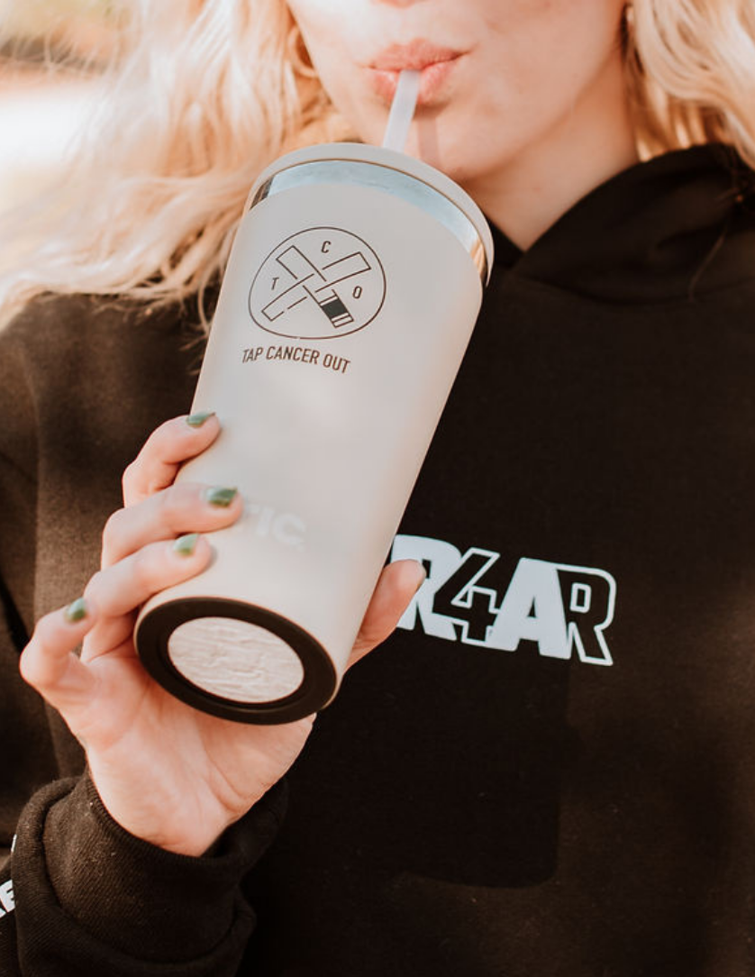 TCO RTIC 20oz Straw Water Bottle - Beach - Tap Cancer Out