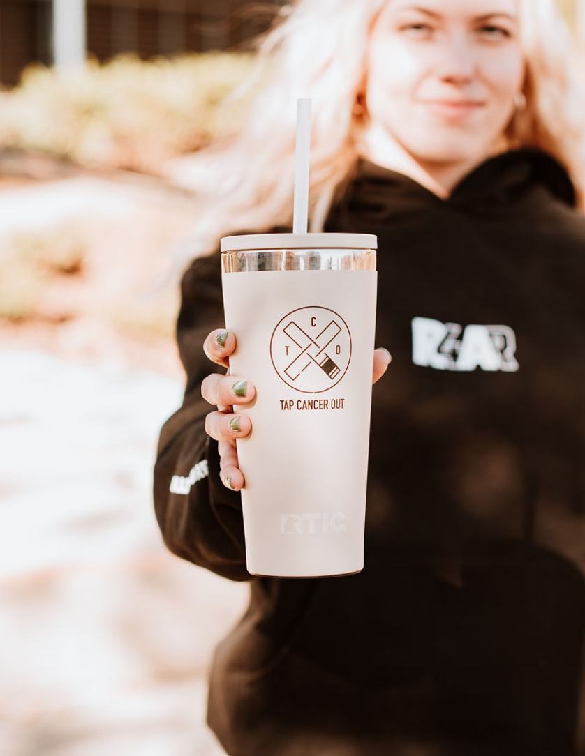 TCO RTIC 20oz Straw Water Bottle - Beach - Tap Cancer Out