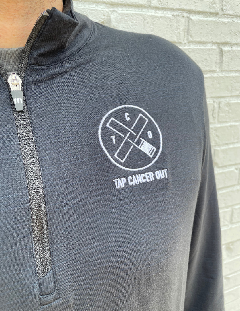 Tap Cancer Out x TravisMathews Golf Quarter Zip