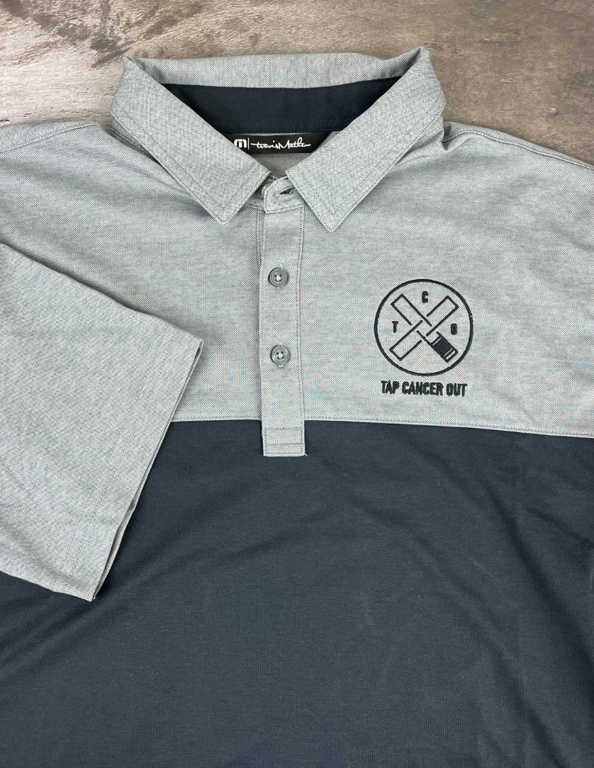 Tap Cancer Out x TravisMathews Golf Polo