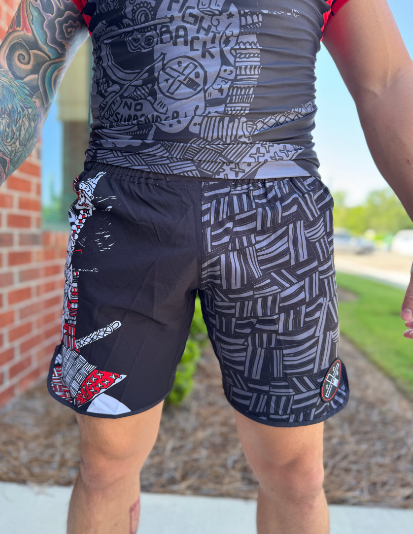 Tap Cancer Out "Fight Back" No-Gi Shorts