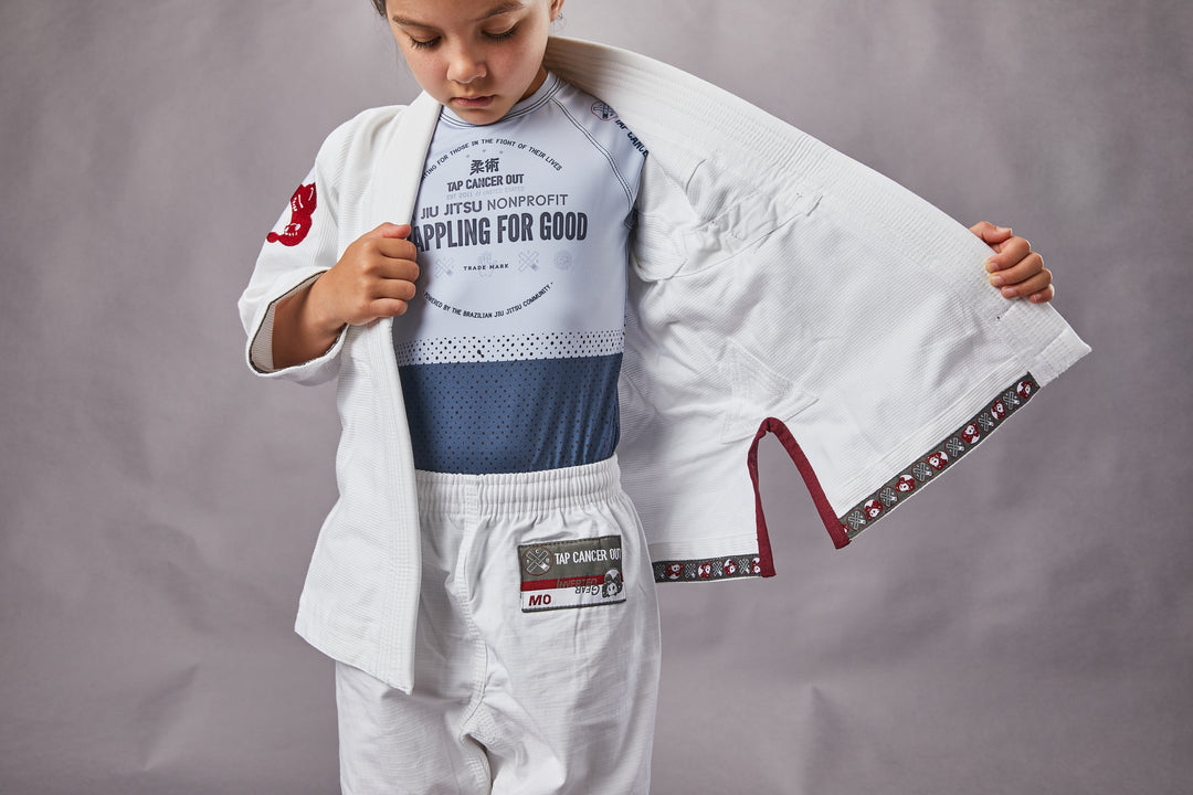 KIDS TCO x Inverted Gear Lightweight "CUB" Gi - WHITE