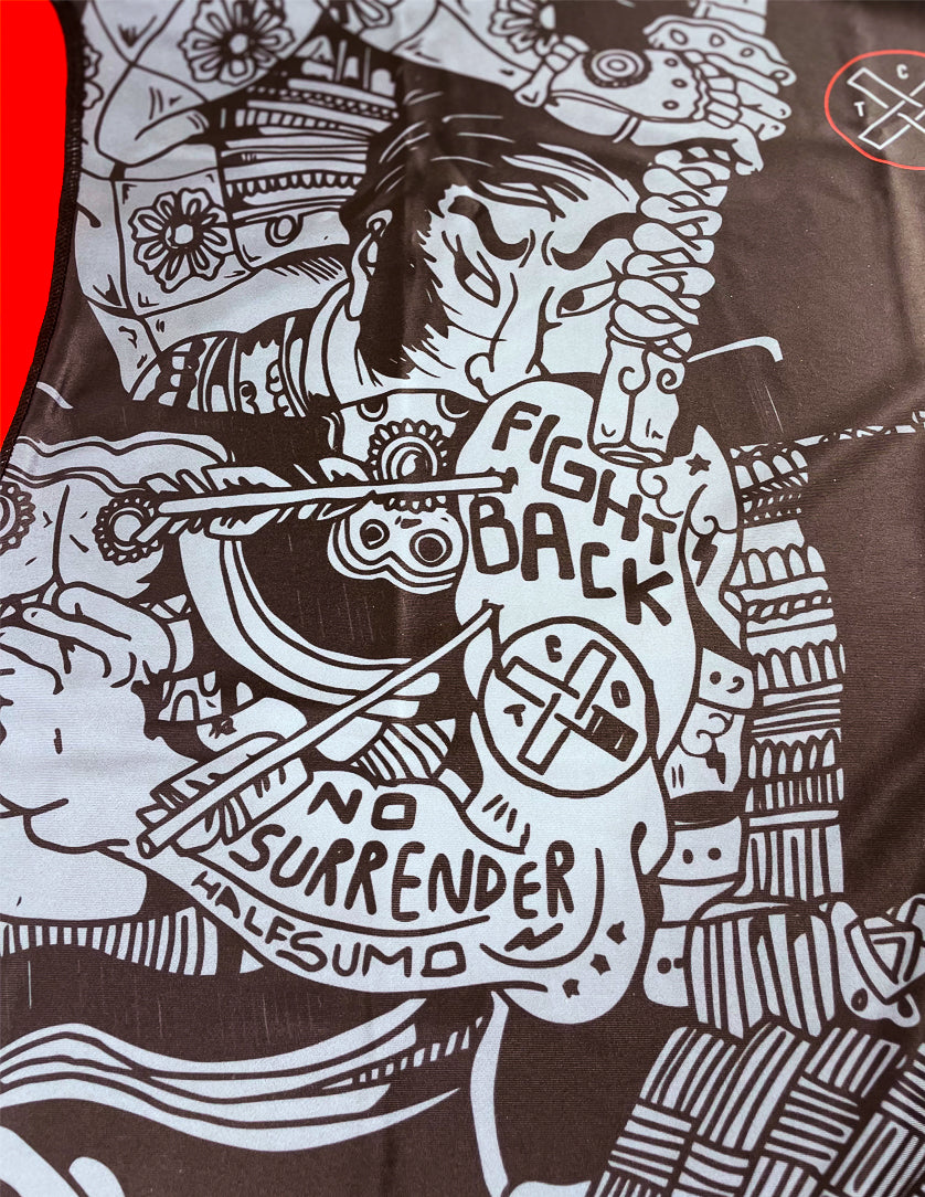 TCO x Half Sumo "Fight Back" Rashguard